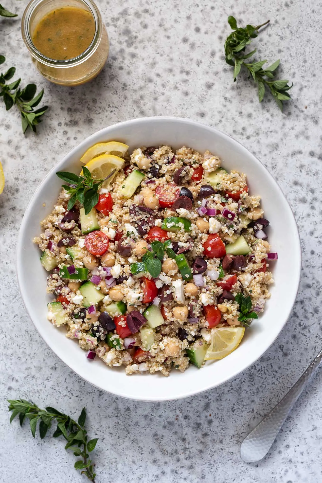 Cold Greek Quinoa Salad