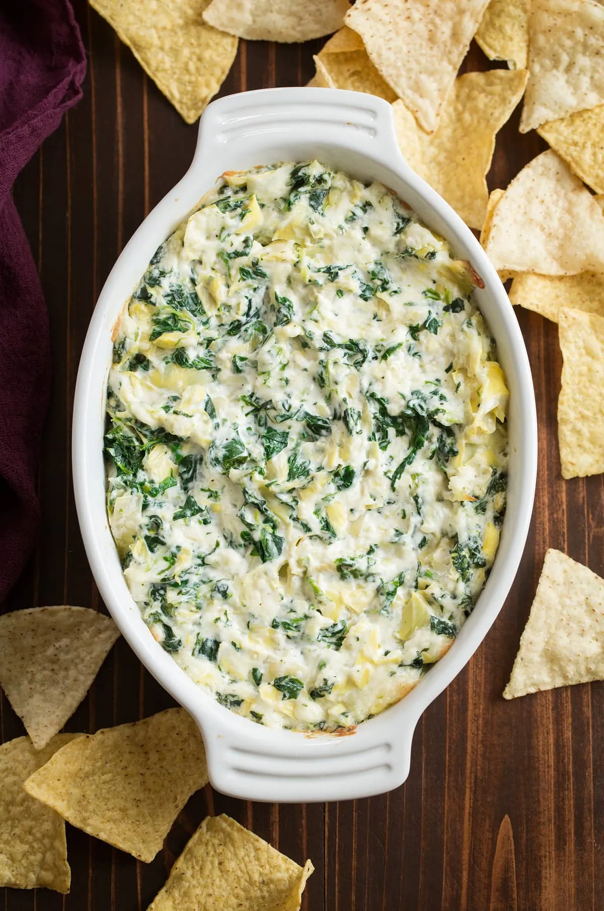 Cold Spinach Artichoke Dip No Mayo