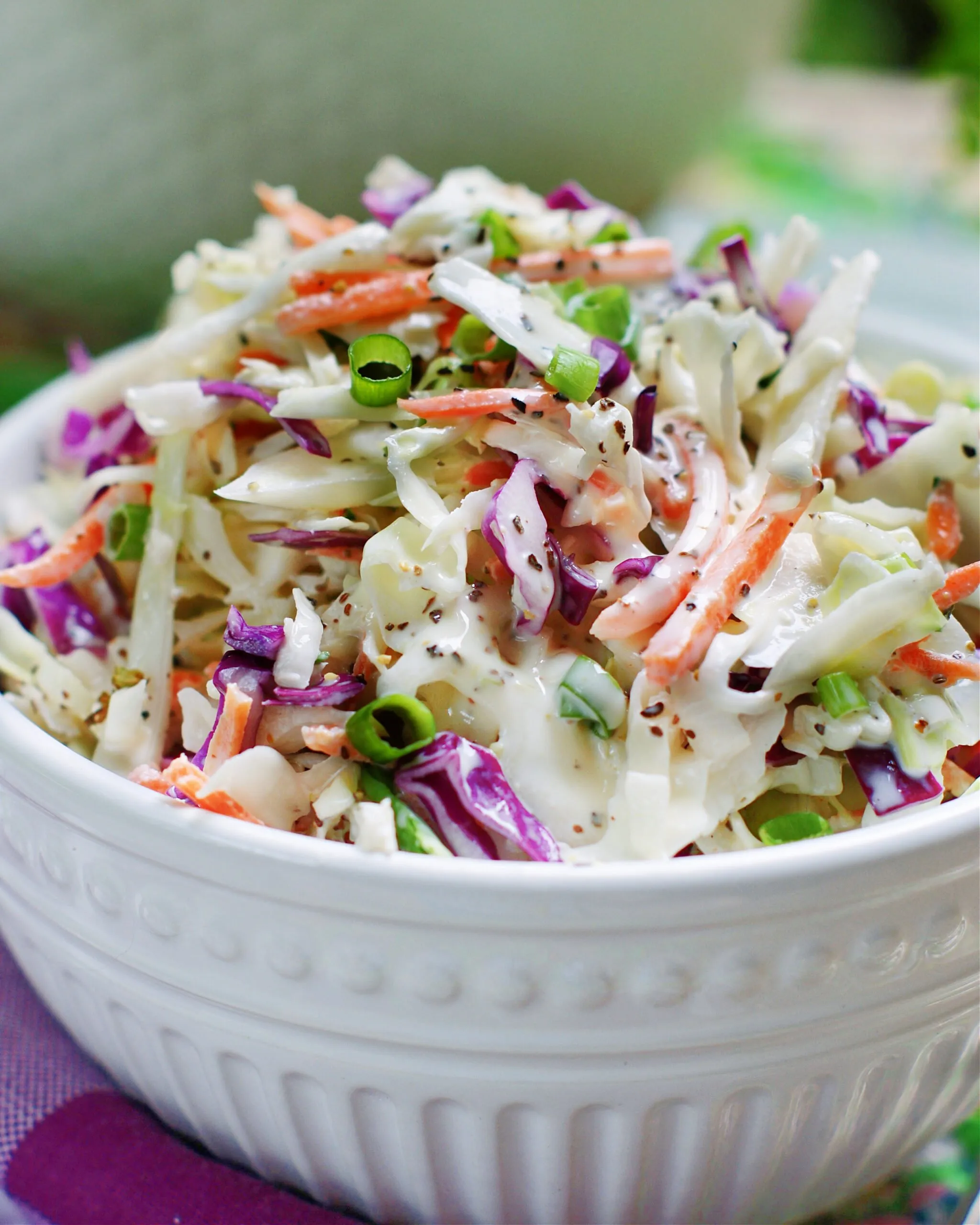 Coleslaw with Creamy Curry Dressing