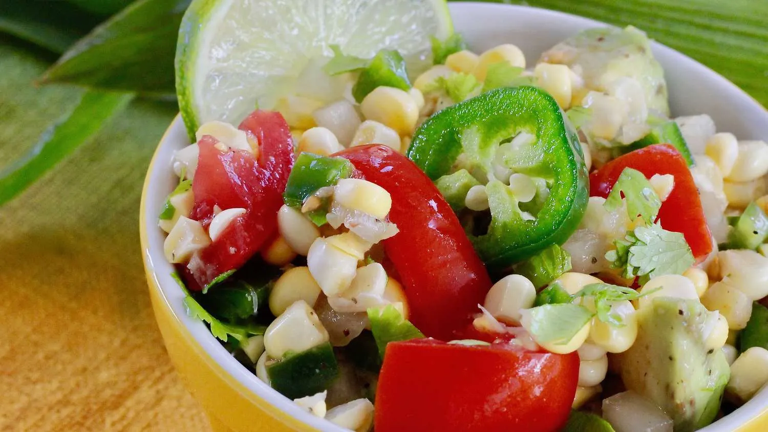Corn Salad with Easy Lime Vinaigrette