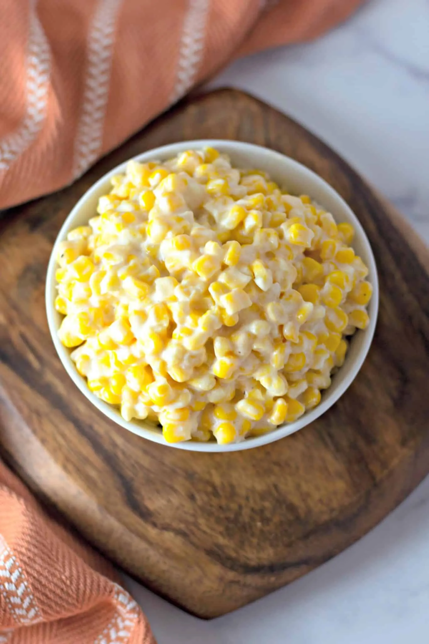 Corn with Cream and Cheese