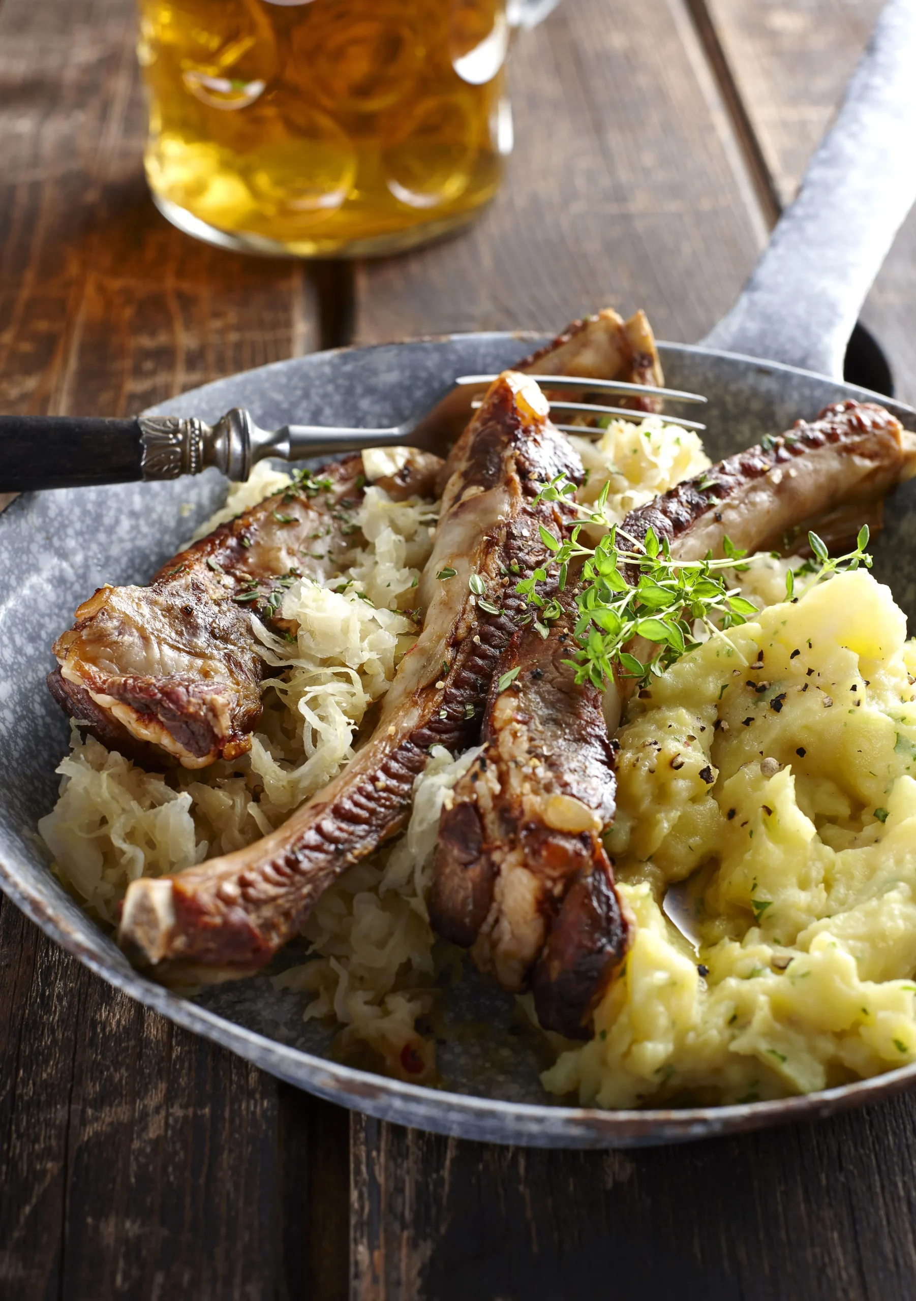 Country Style Ribs with Sauerkraut