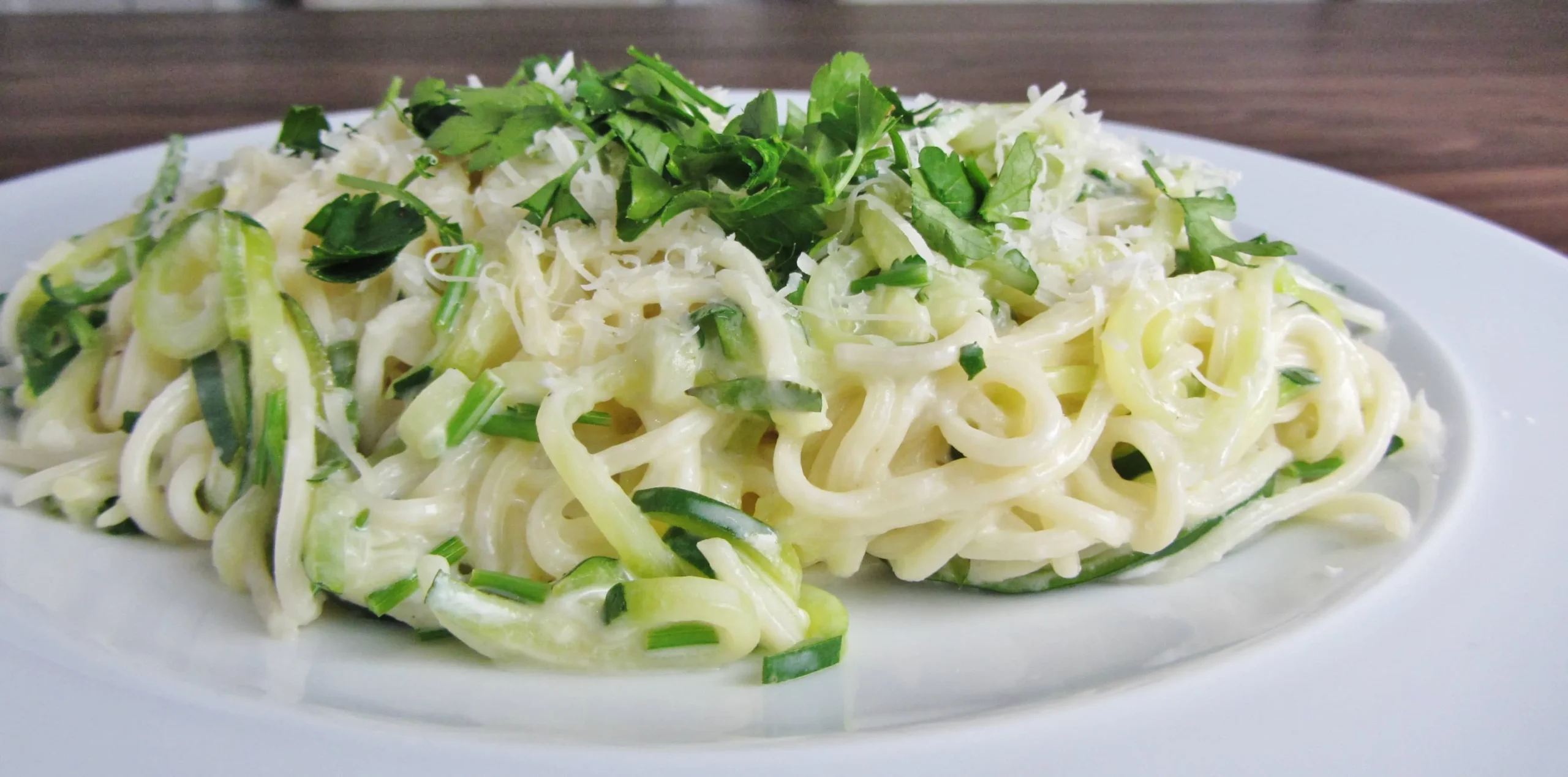 Courgette and Lemon Spaghetti