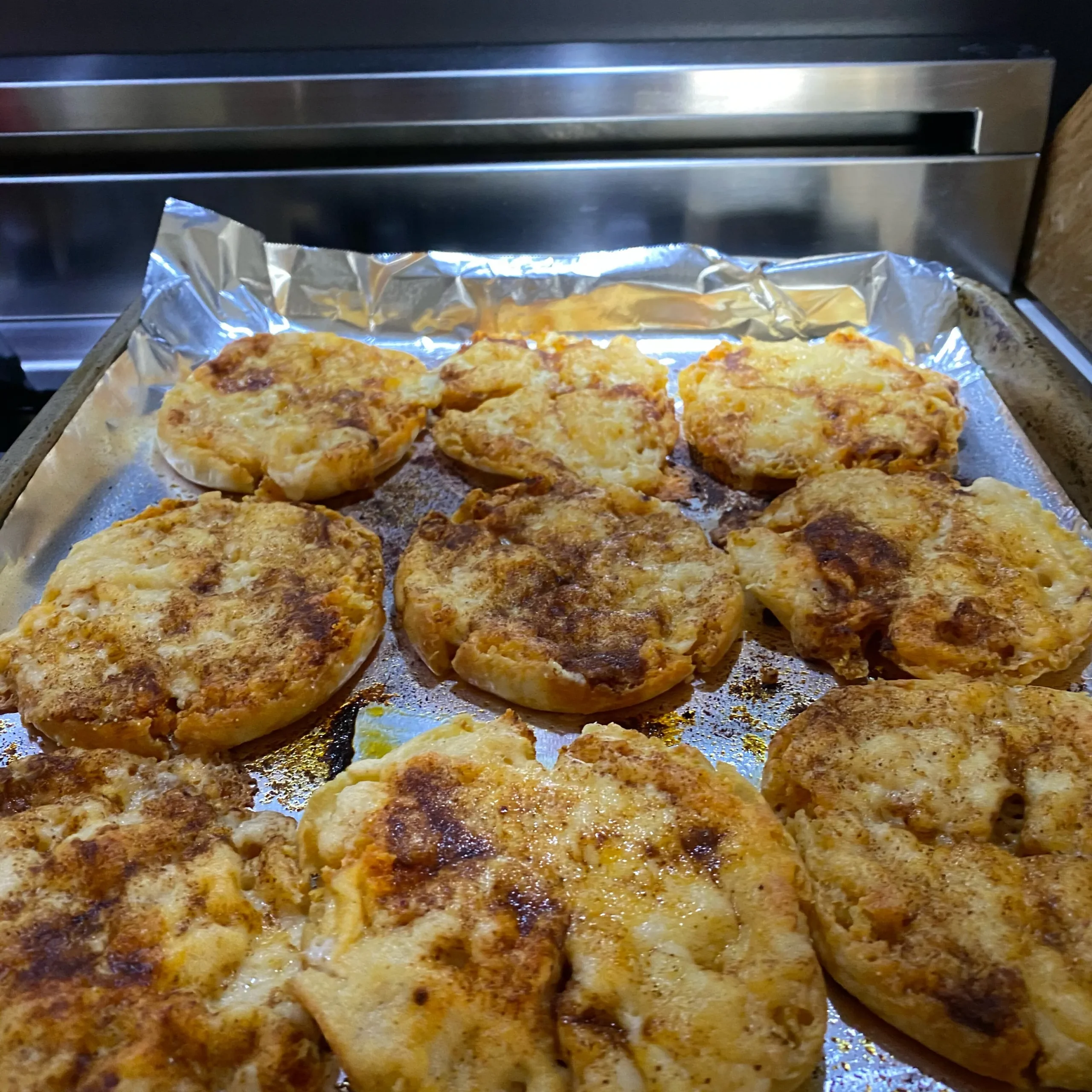 Crab Meat Parmesan Canapes