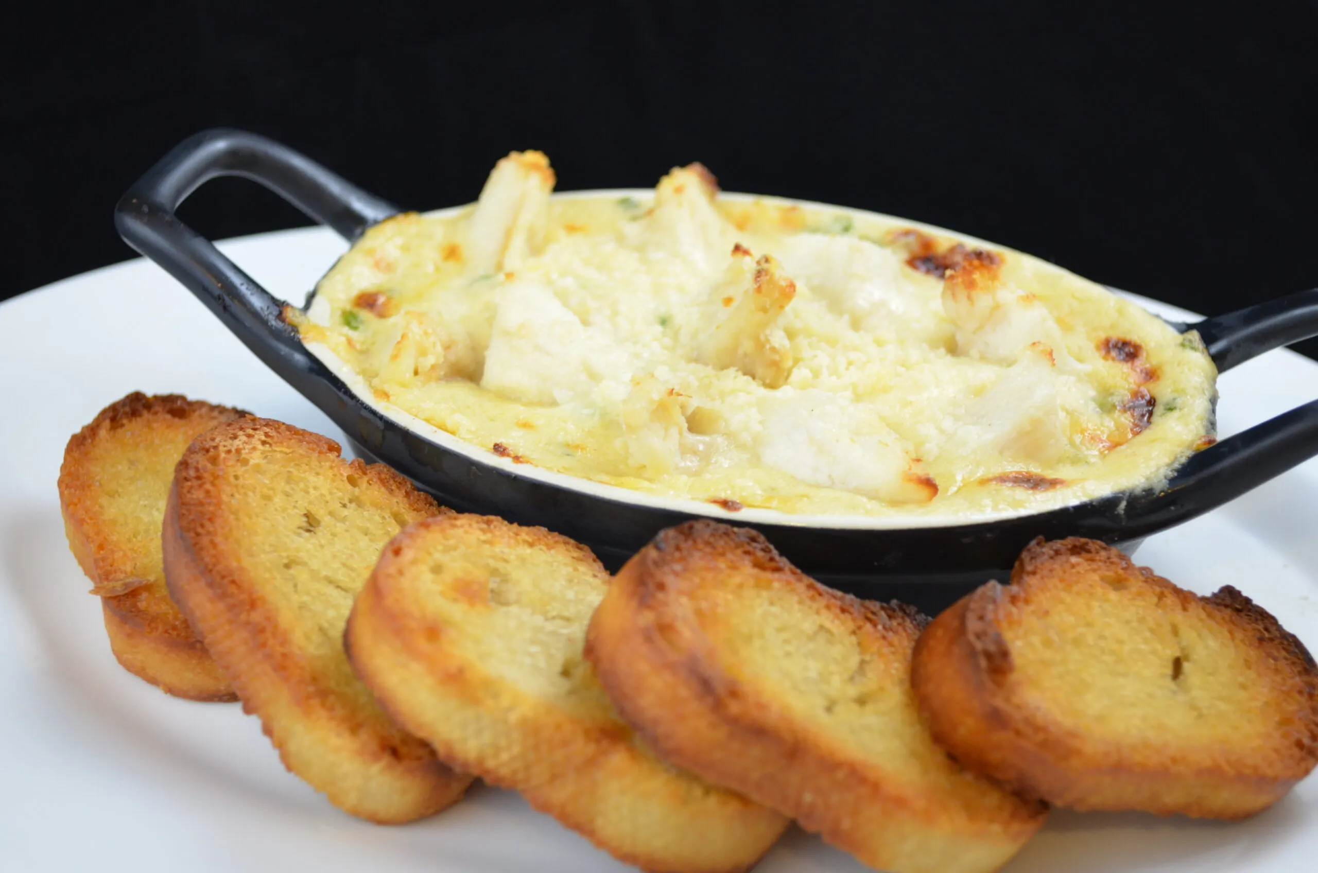 Crab Spinach and Cheese Gratin