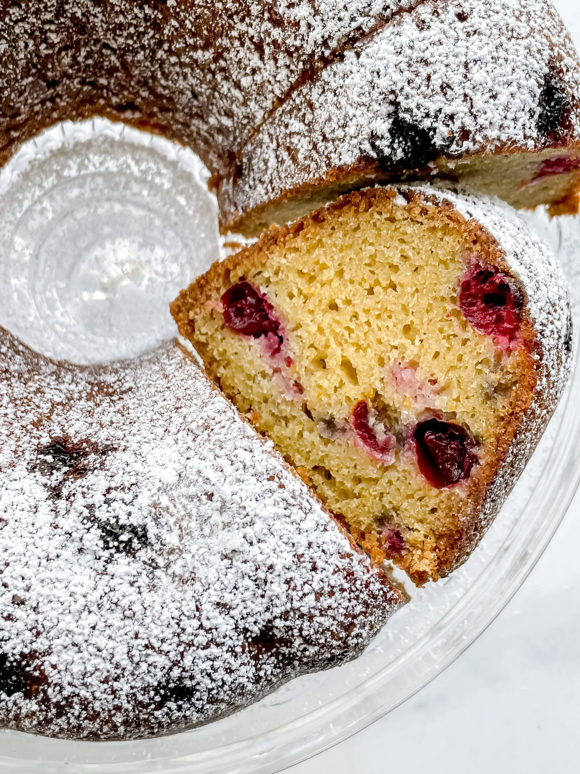 Cranberry Almond Bundt Cake