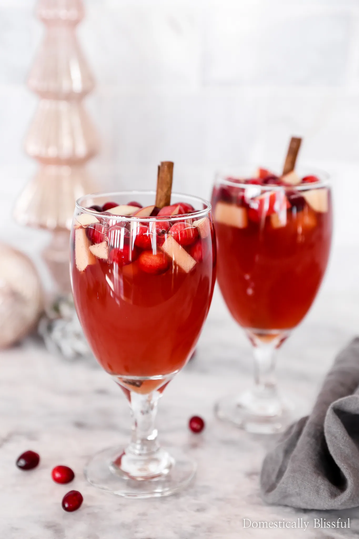 Cranberry Cider Sparkling Punch