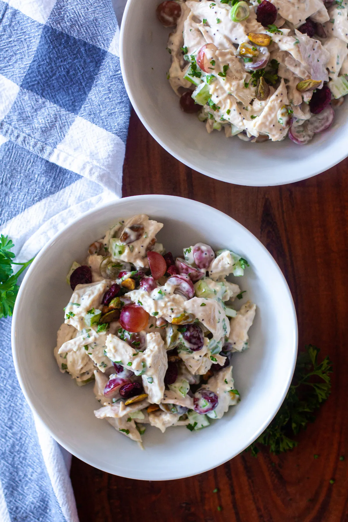Cranberry Pistachio Chicken Salad