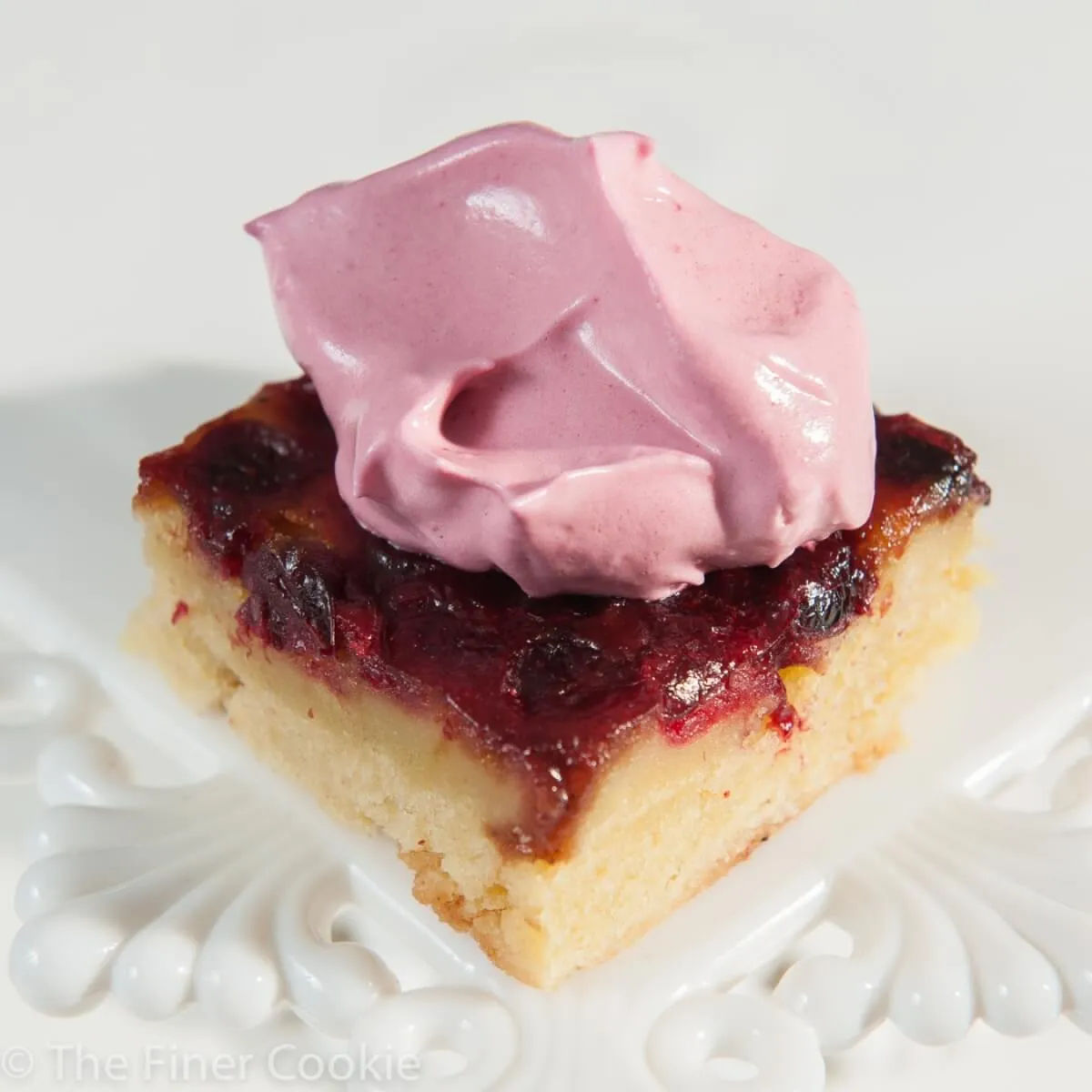 Cranberry Raspberry Upside Down Cake