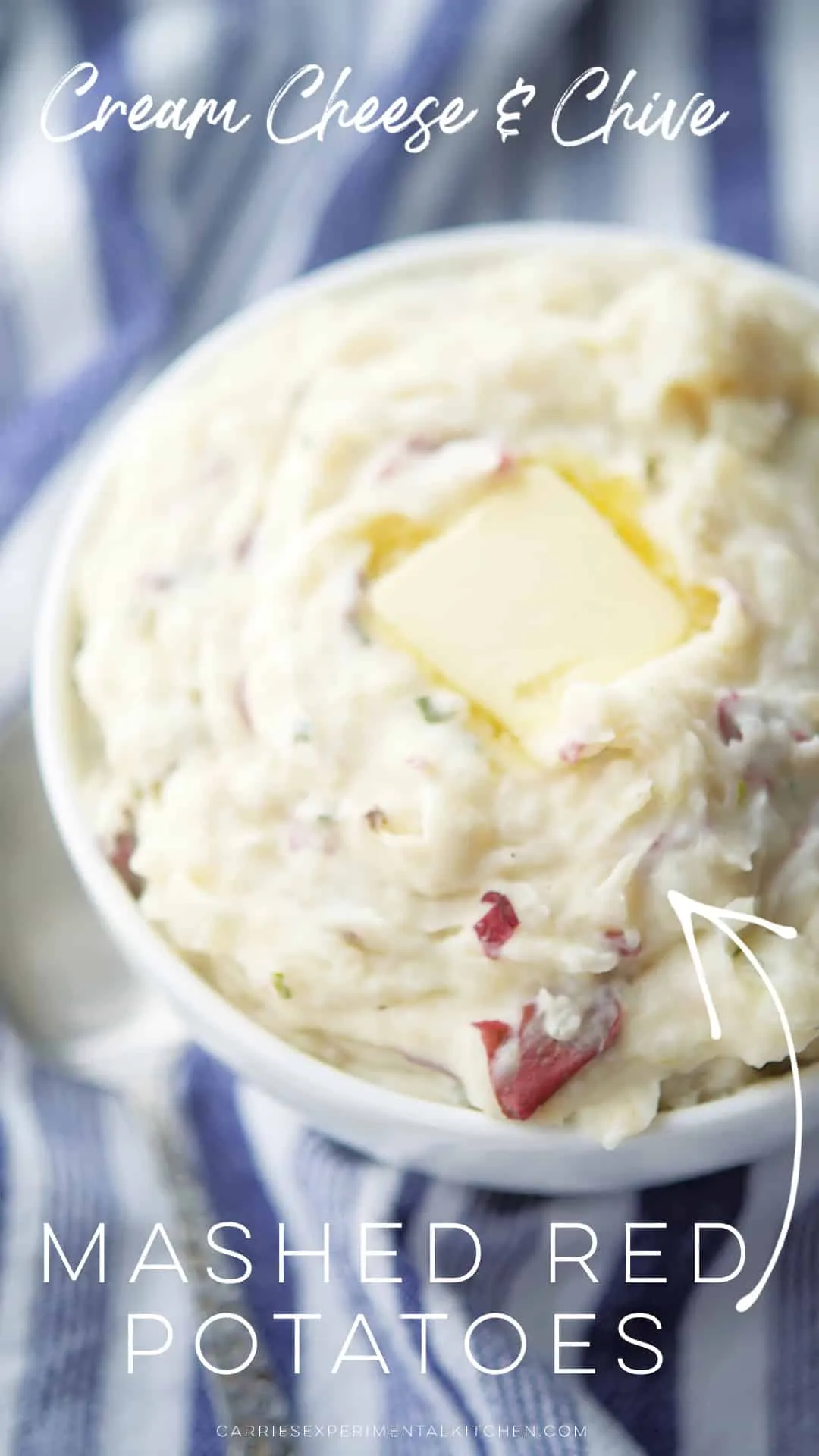 Cream Cheese Chive Smashed Potatoes
