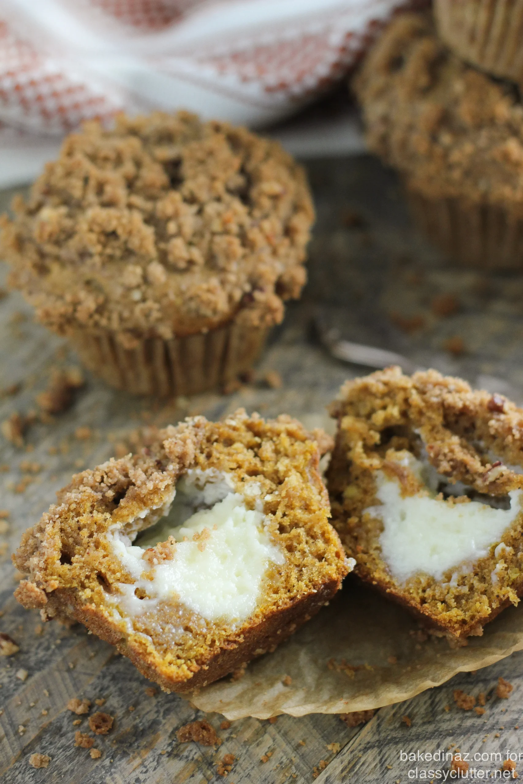 Cream Cheese Pumpkin Muffins