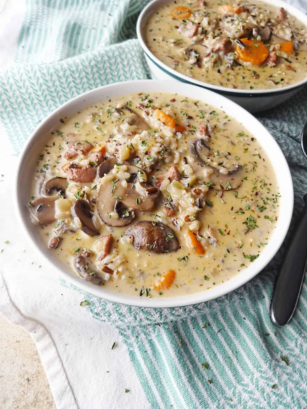 Cream of Chicken with Mushrooms and Wild Rice