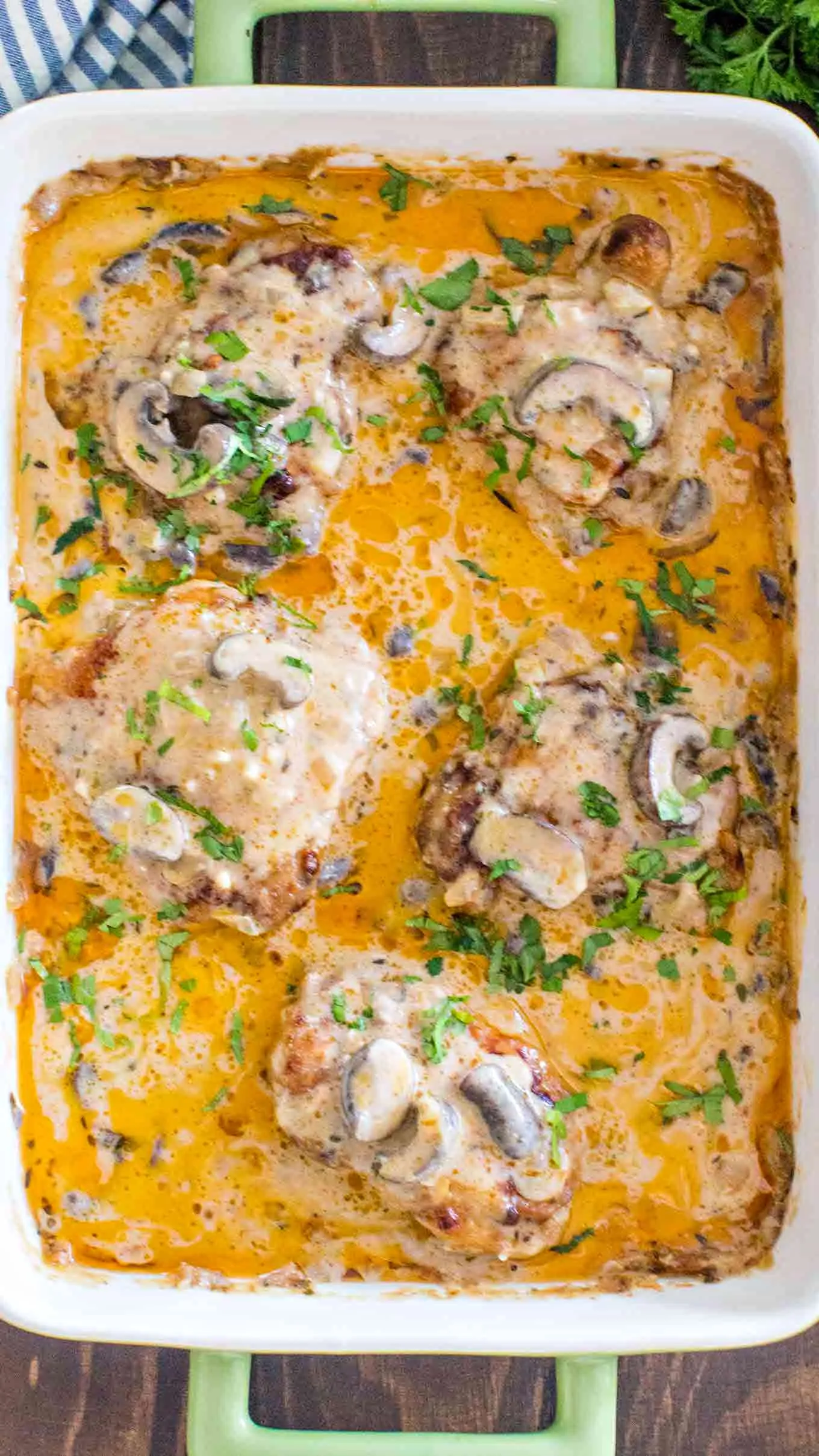 Creamy Chicken and Mushroom Casserole