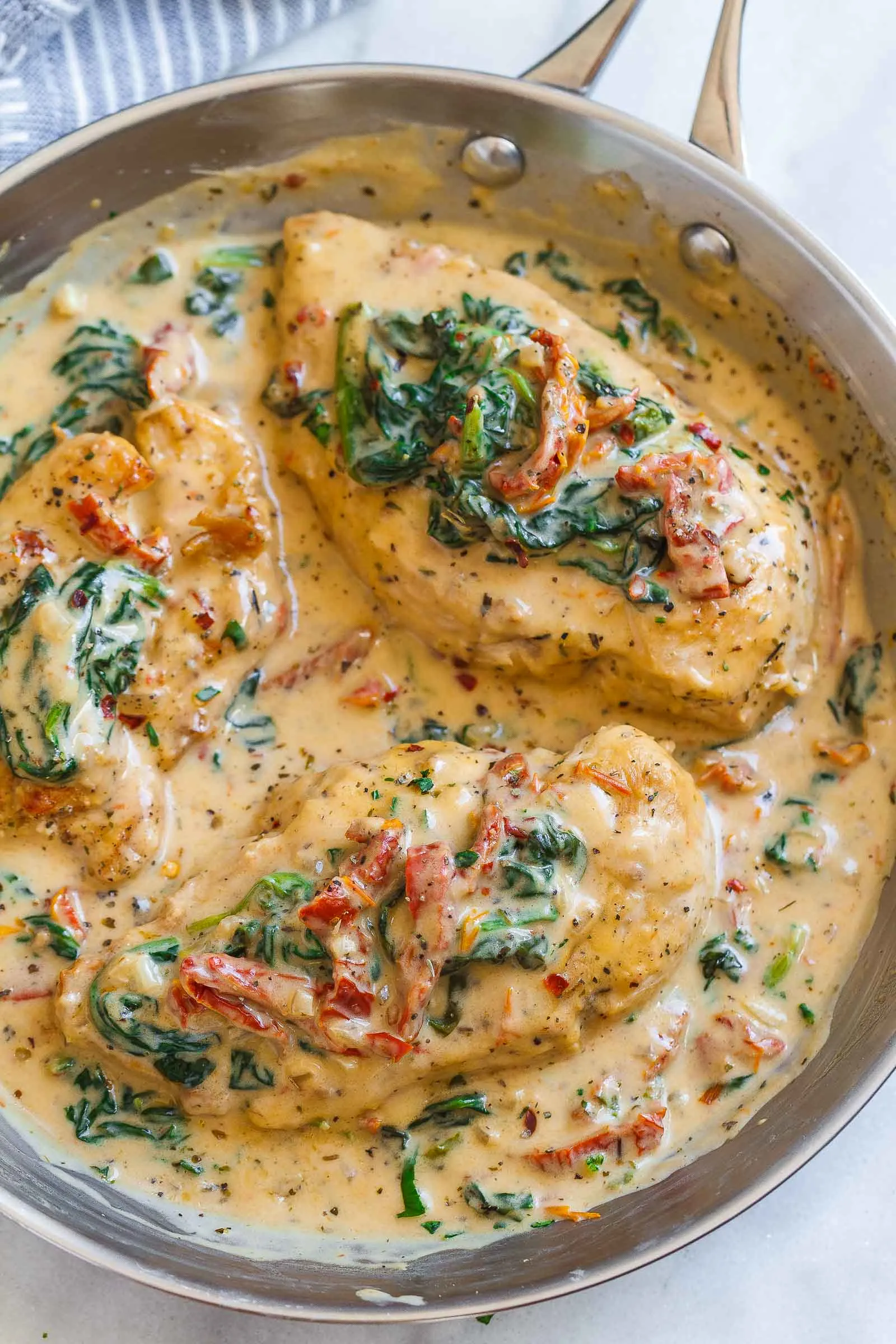 Creamy Chicken and Spinach