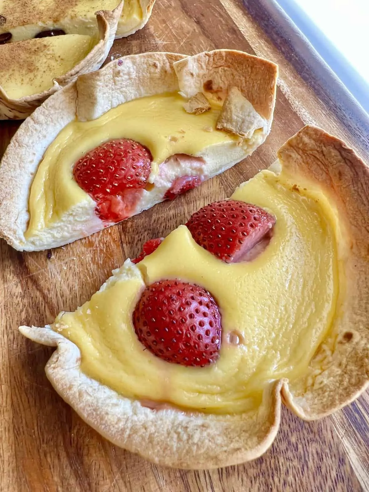 Creamy Custard and Tortilla Tart