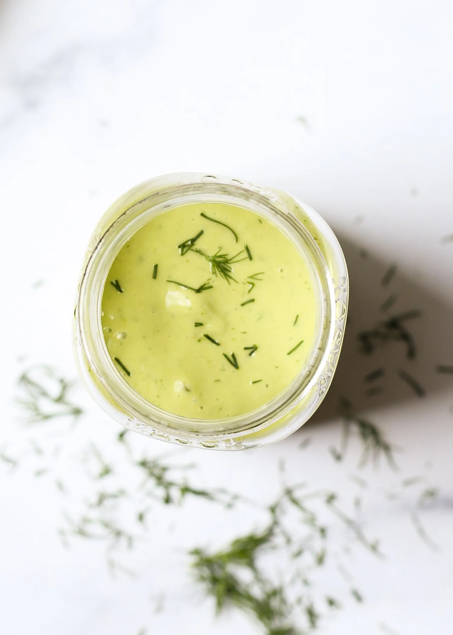 Creamy Homemade Dill Pickle Salad Dressing