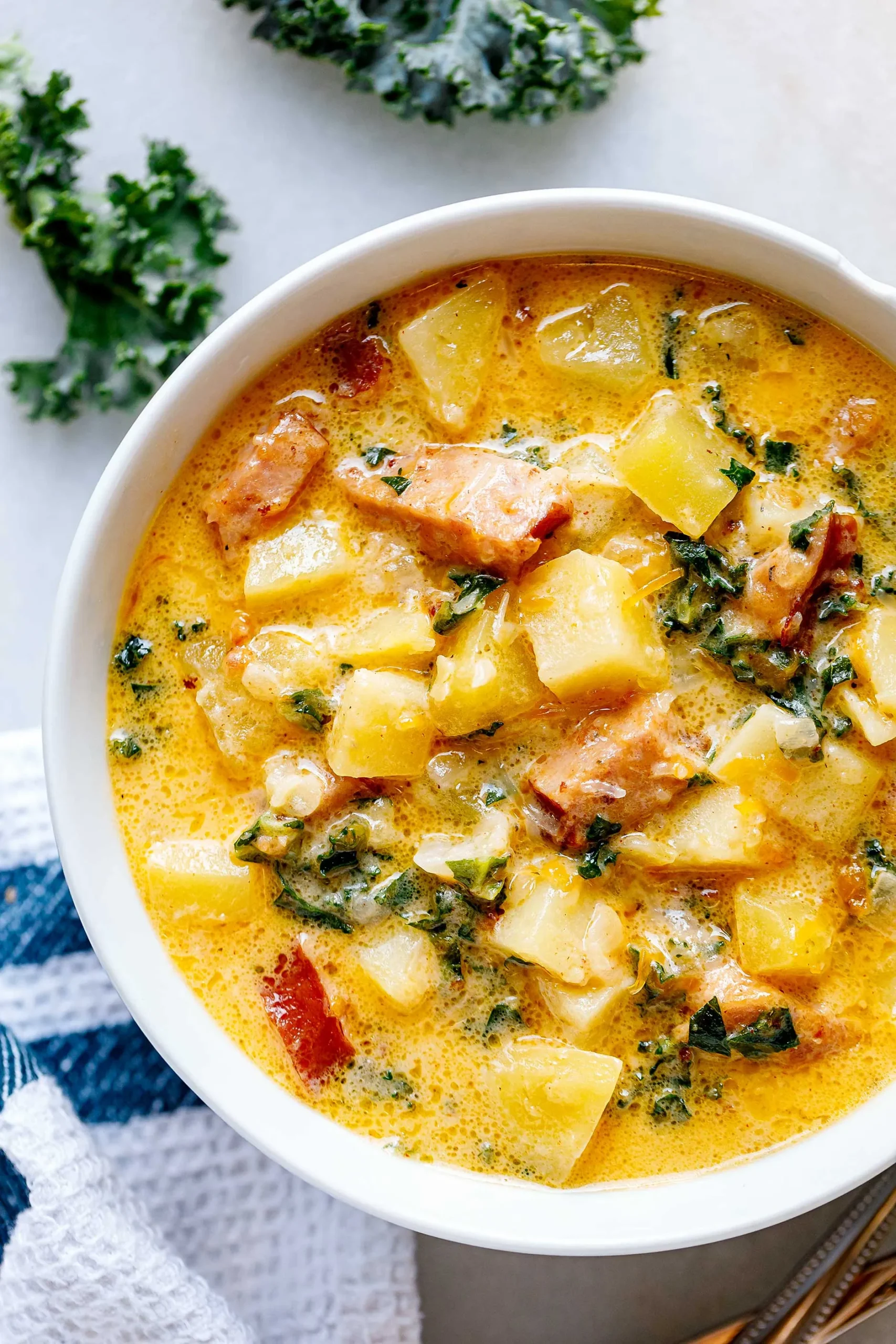 Creamy Sausage and Kale Soup
