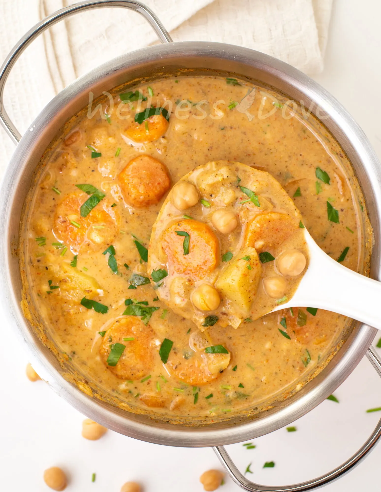 Creamy Spring Vegetable Chickpea Curry