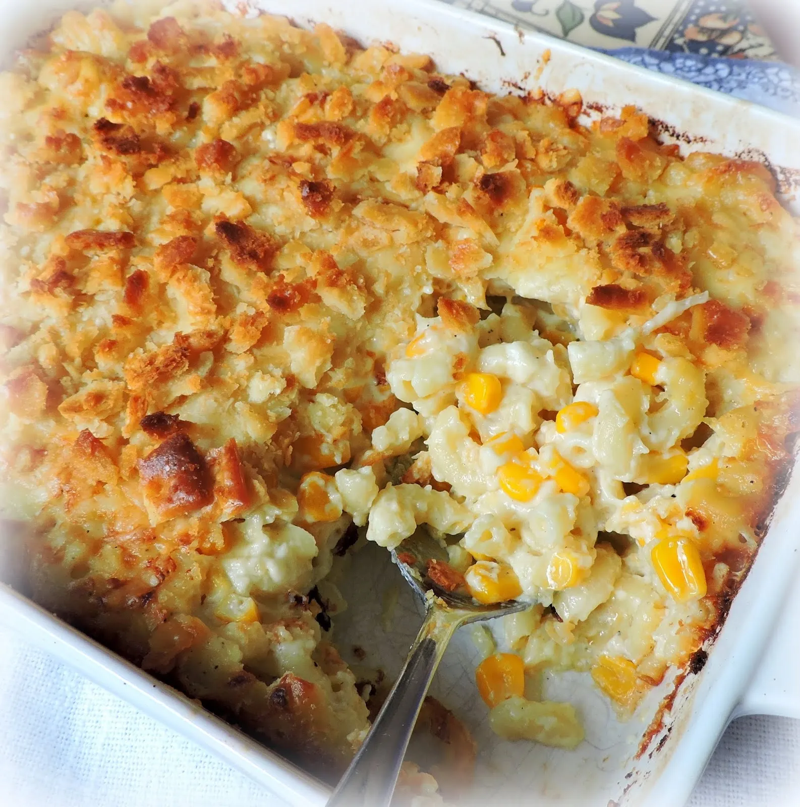 Creamy Sweetcorn Mac Cheese