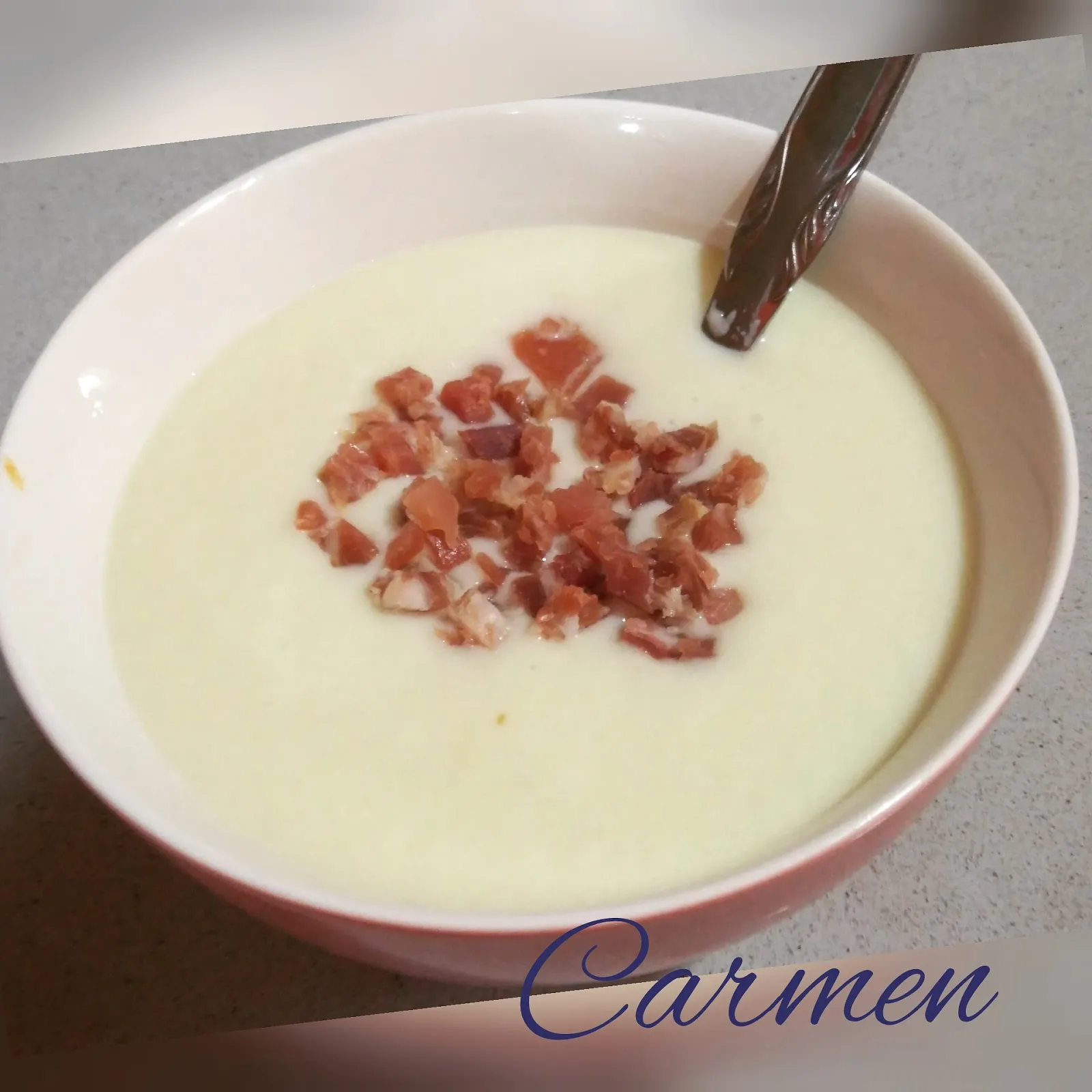 Crema Fria de Calabacin y Pepino