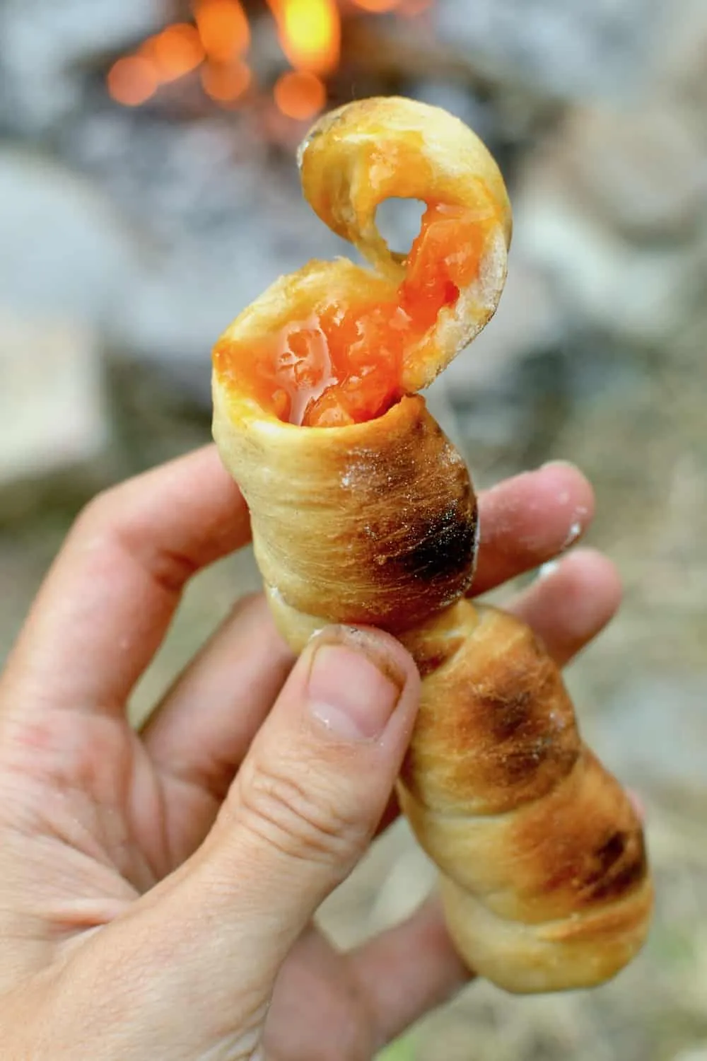 Crispy Campfire Stick Bread