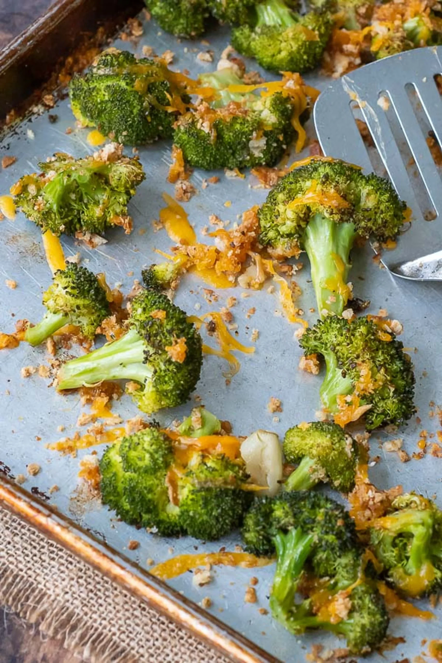 Crispy Oven Roasted Broccoli Garlic
