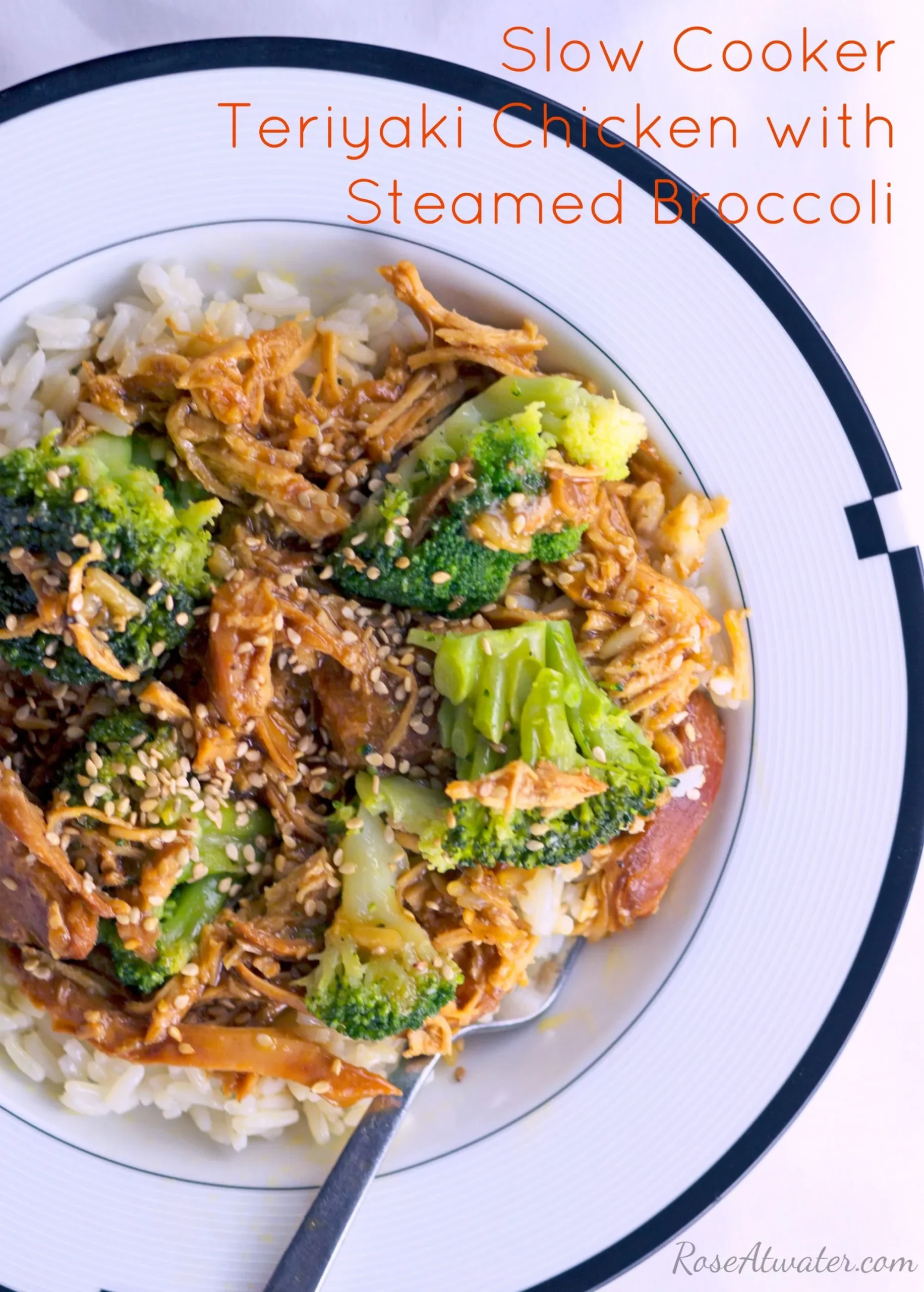 Crock Pot Chicken Teriyaki with Broccoli Rabe