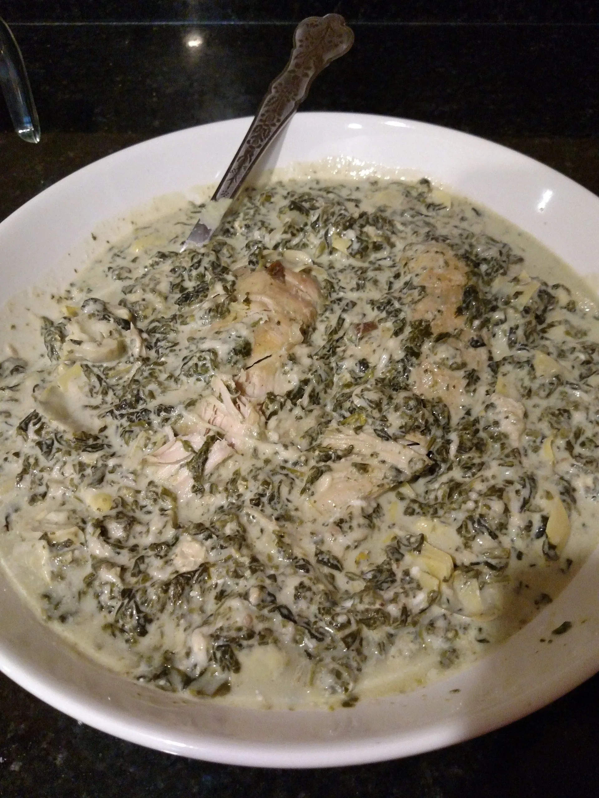 Crock Pot Spinach Artichoke Chicken Low Carb
