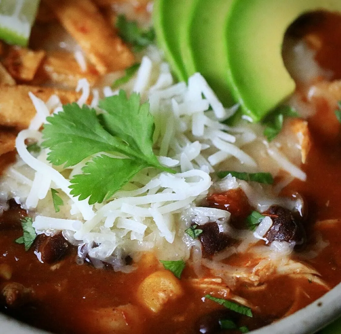 Crock Pot Tortilla-less Chicken Soup (Paleo)