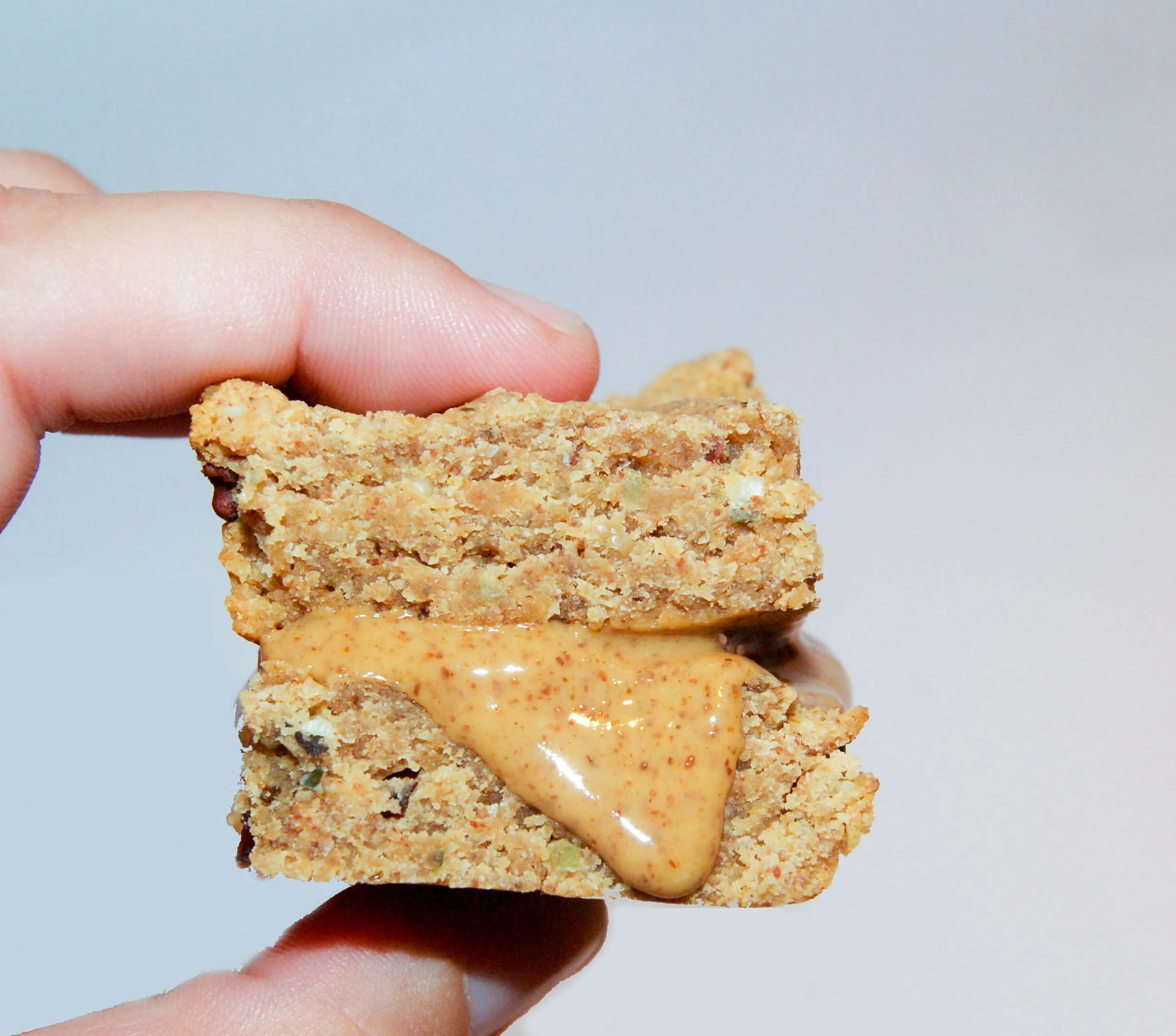 Crunchy Almond Butter Protein Bars
