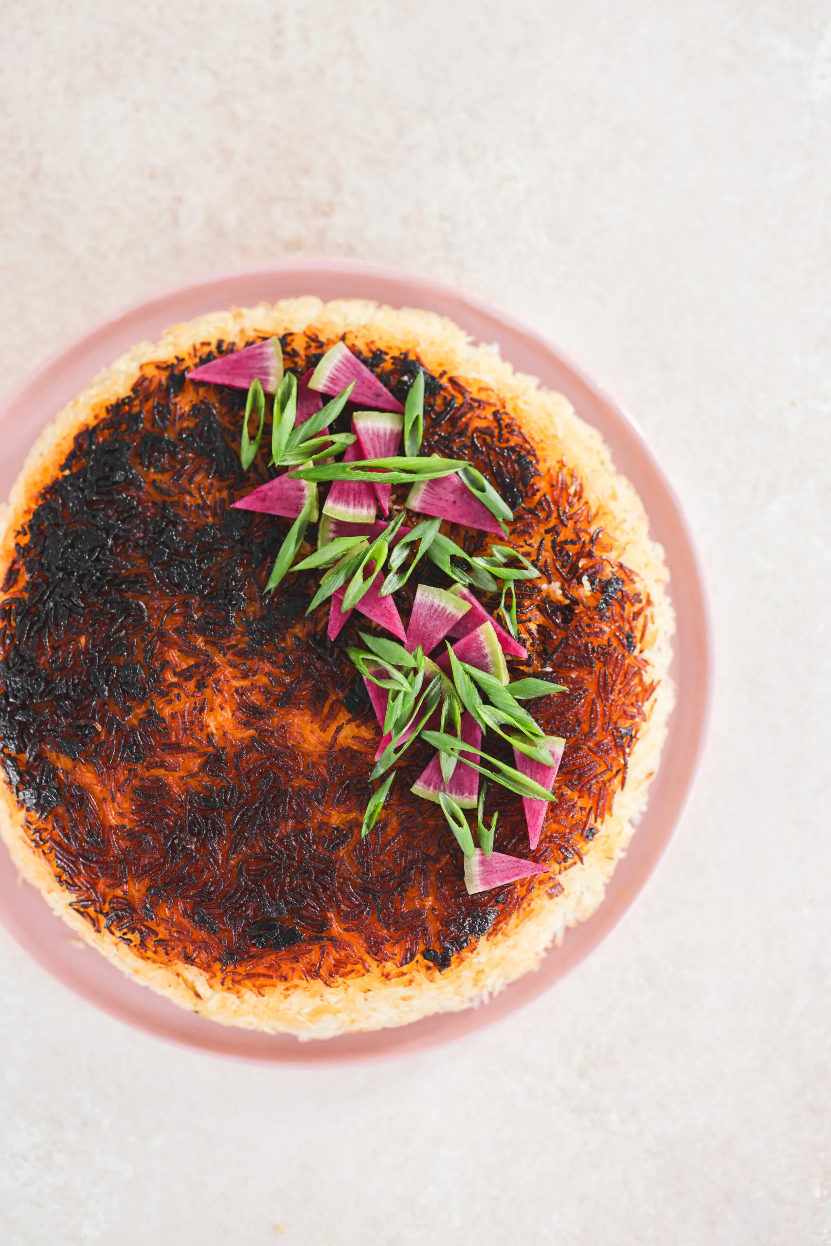 Crusty Persian Rice with Cinnamon and Pistach