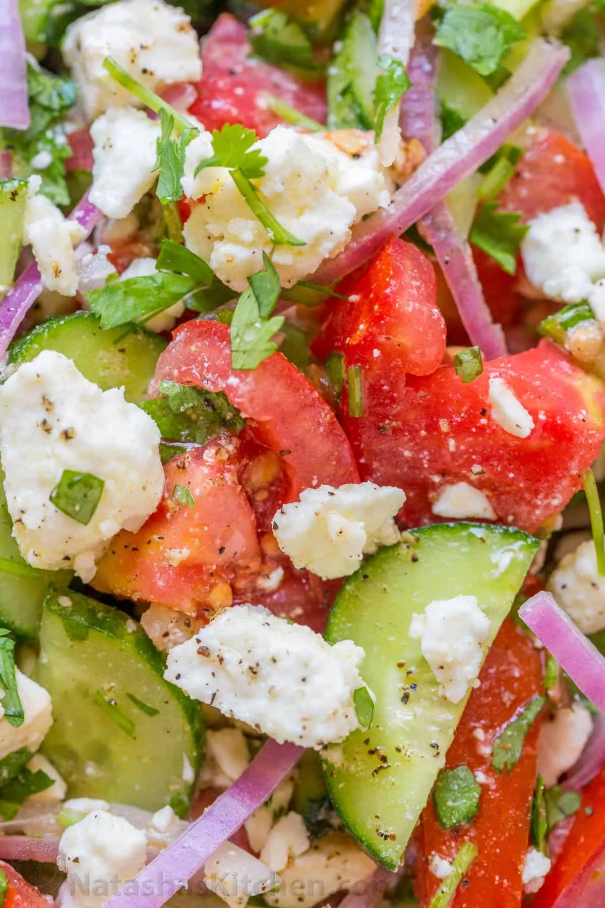 Cucumber Tomato Feta Salad