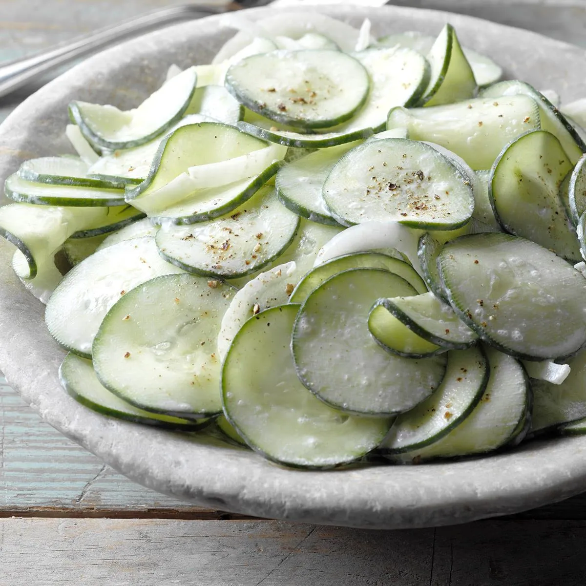Cucumbers in Sour Cream