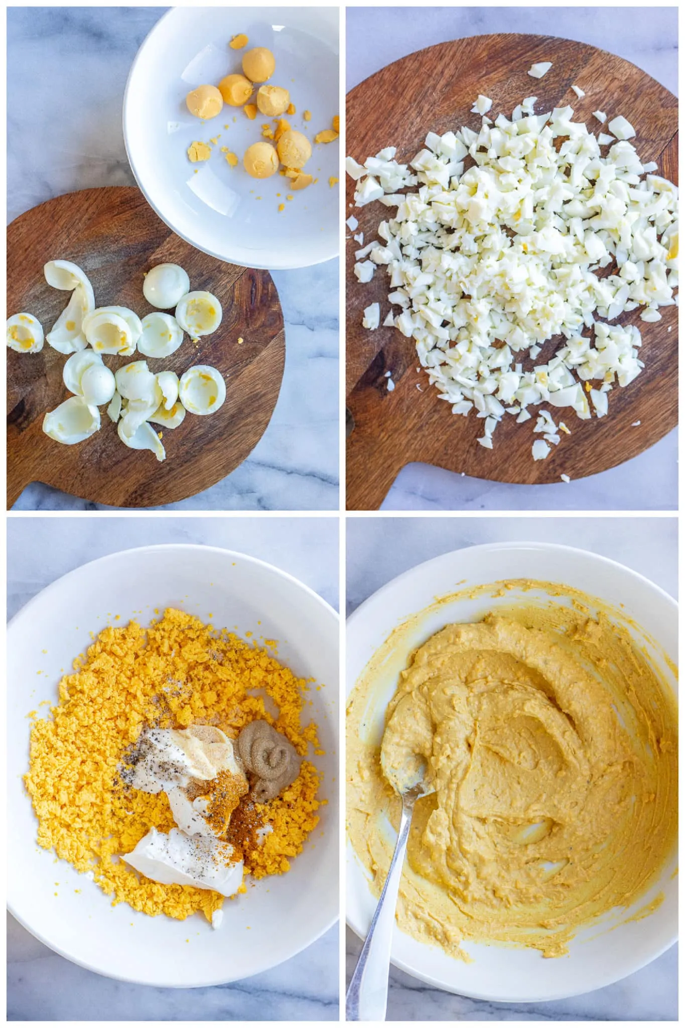 Curried Egg Salad with Chickpeas