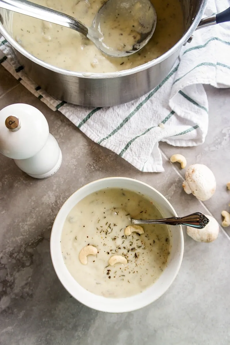 Dairy Free Condensed Cream of Mushroom Soup