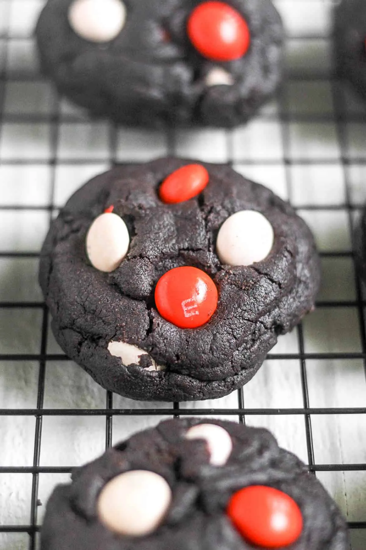 Dark Chocolate Halloween Cookies