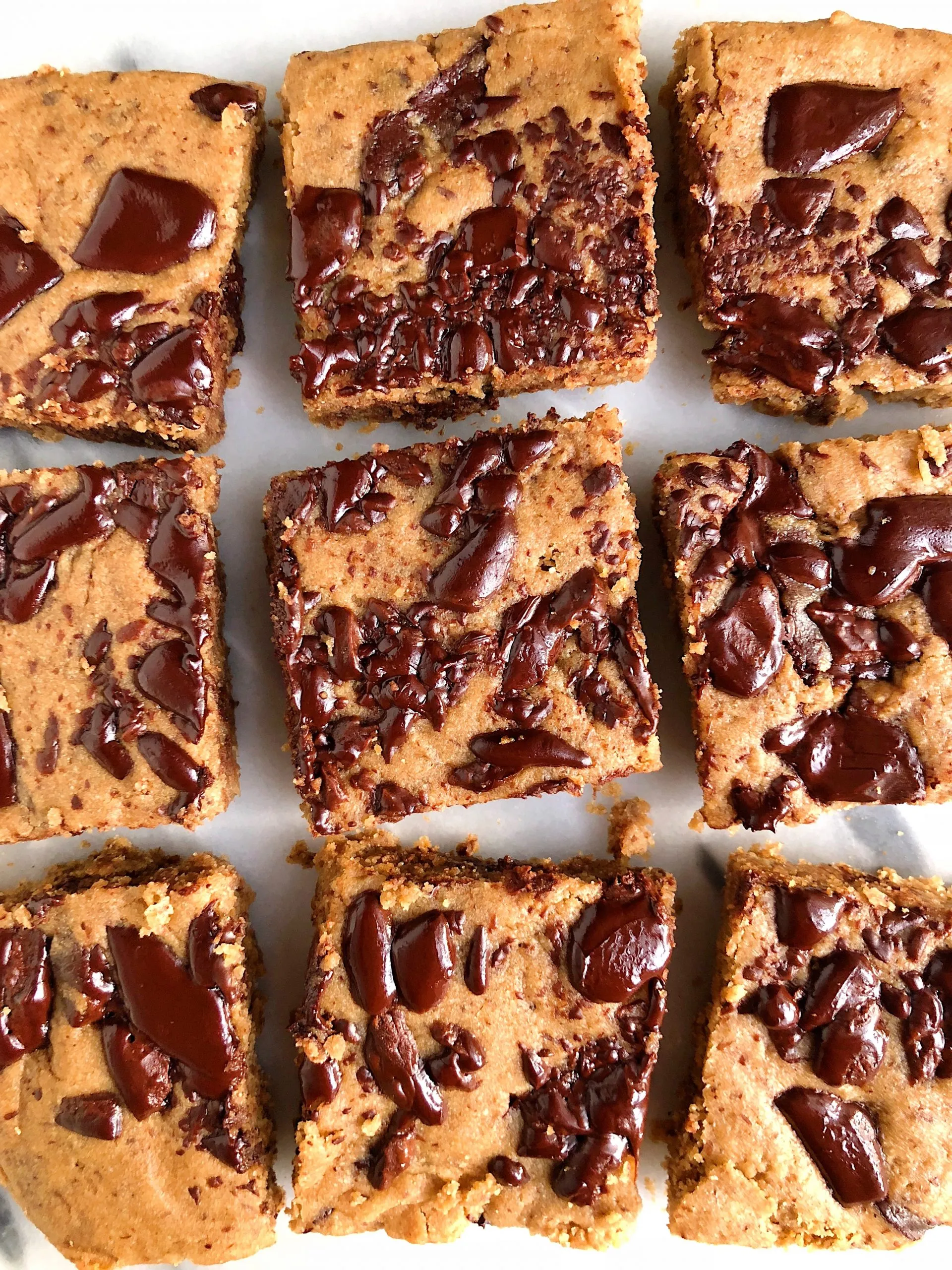 Dark Chocolate Tahini Freezer Bars