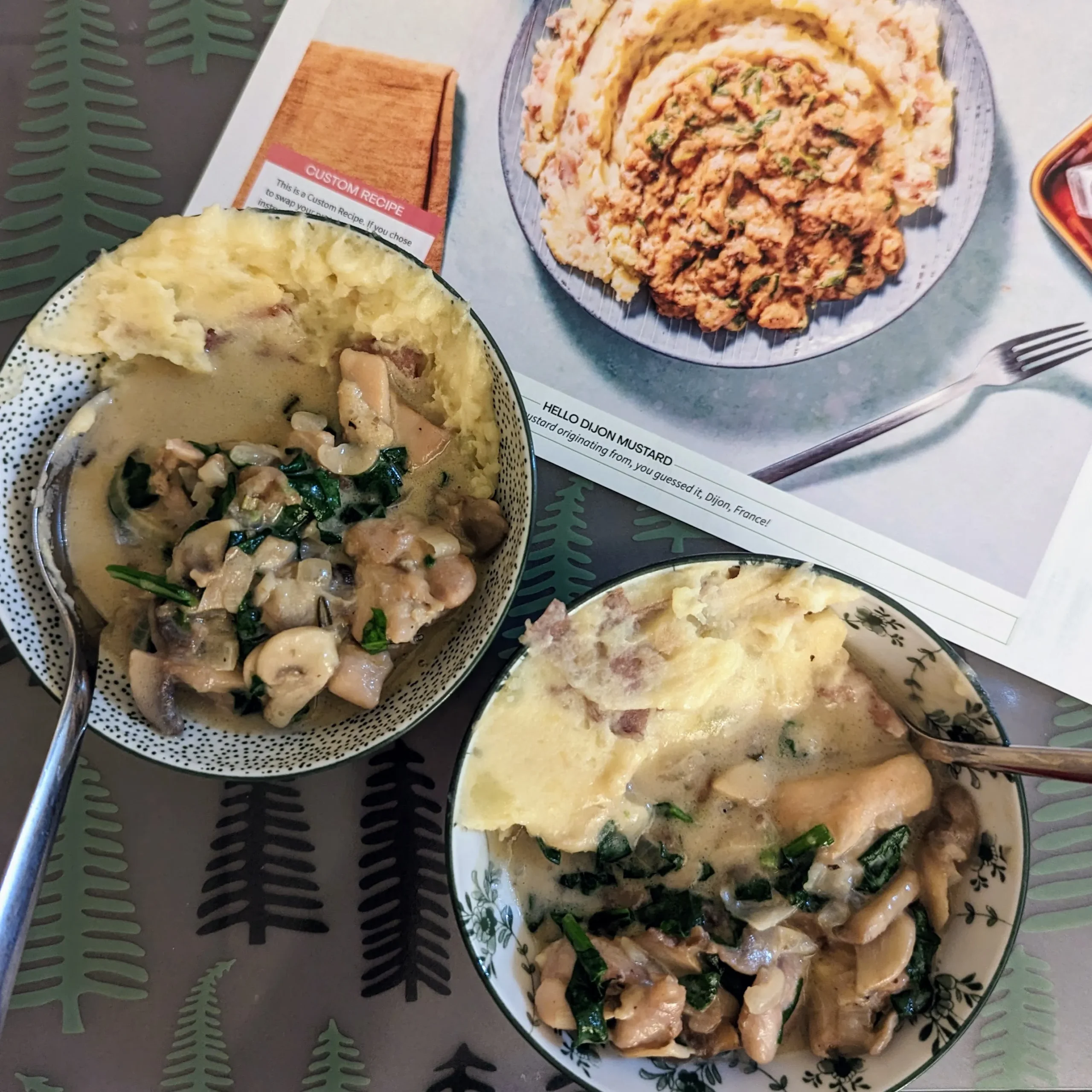 Dijon Chicken Stew with Potatoes and Chard