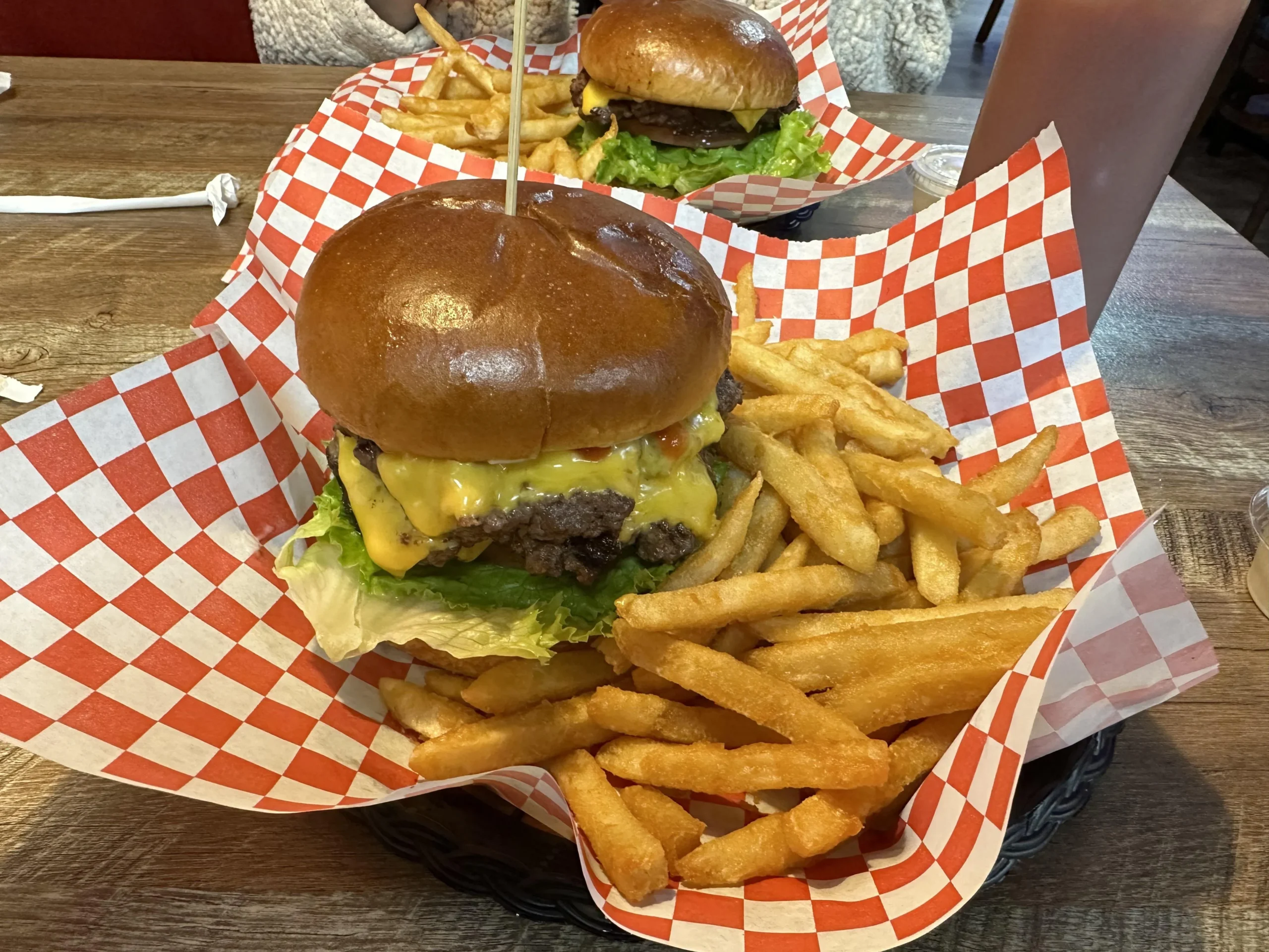 Double Burger Fried Cheese