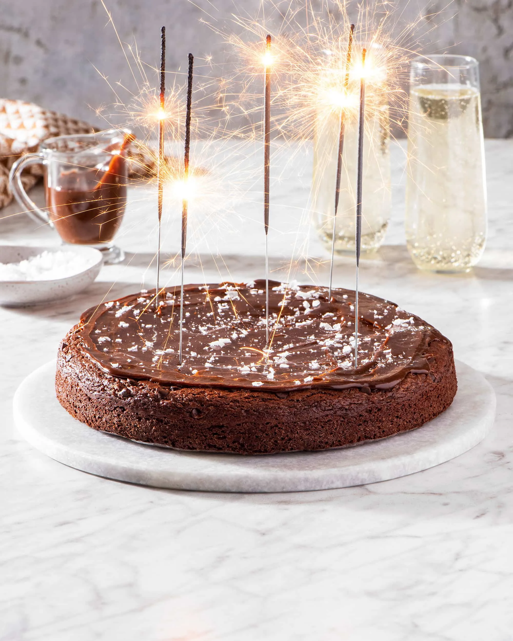 Double Chocolate Salted Caramel Cake