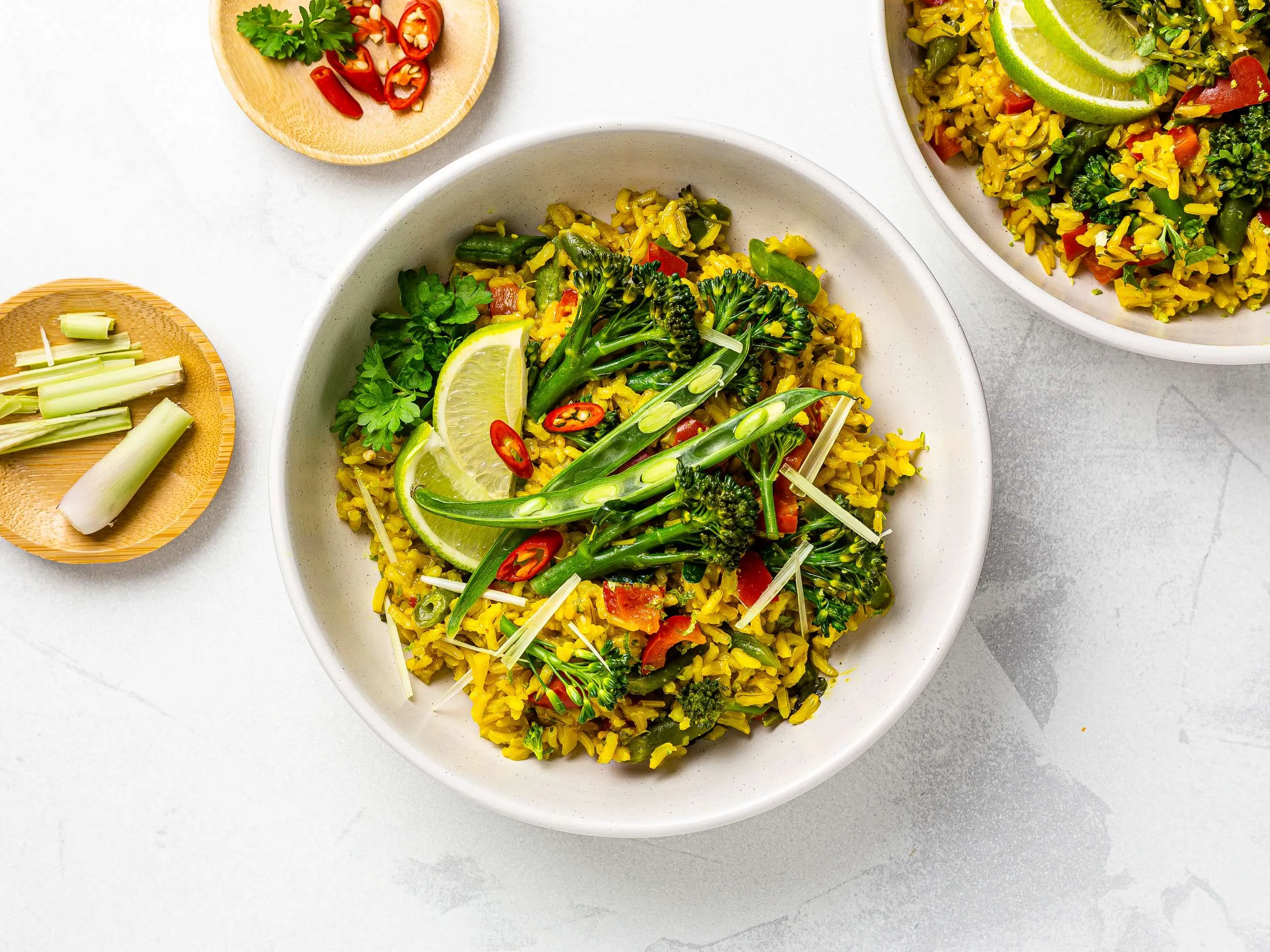 Duck Pilaf Rice and Green Beans