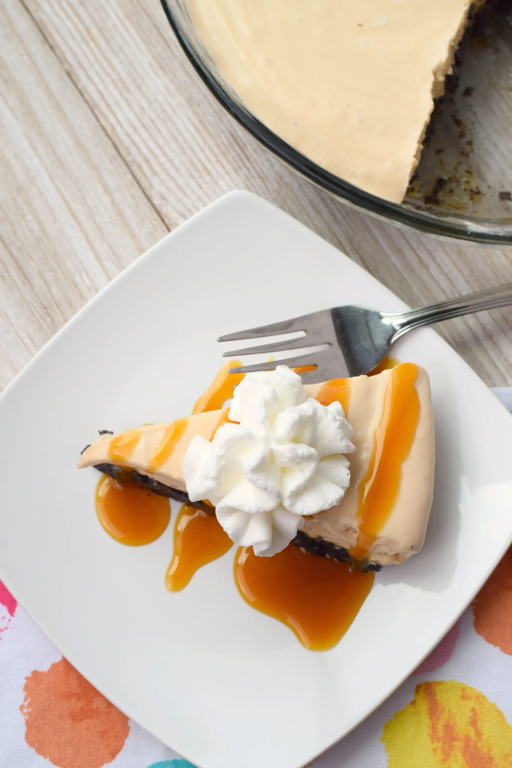 Dulce de Leche No Bake Cheesecake