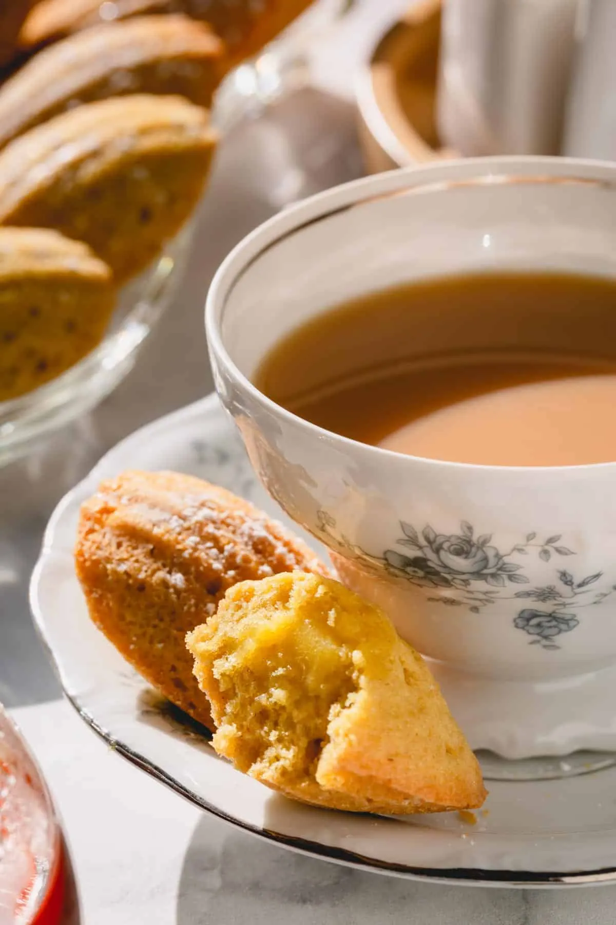 Earl Grey Lemon Madeleines
