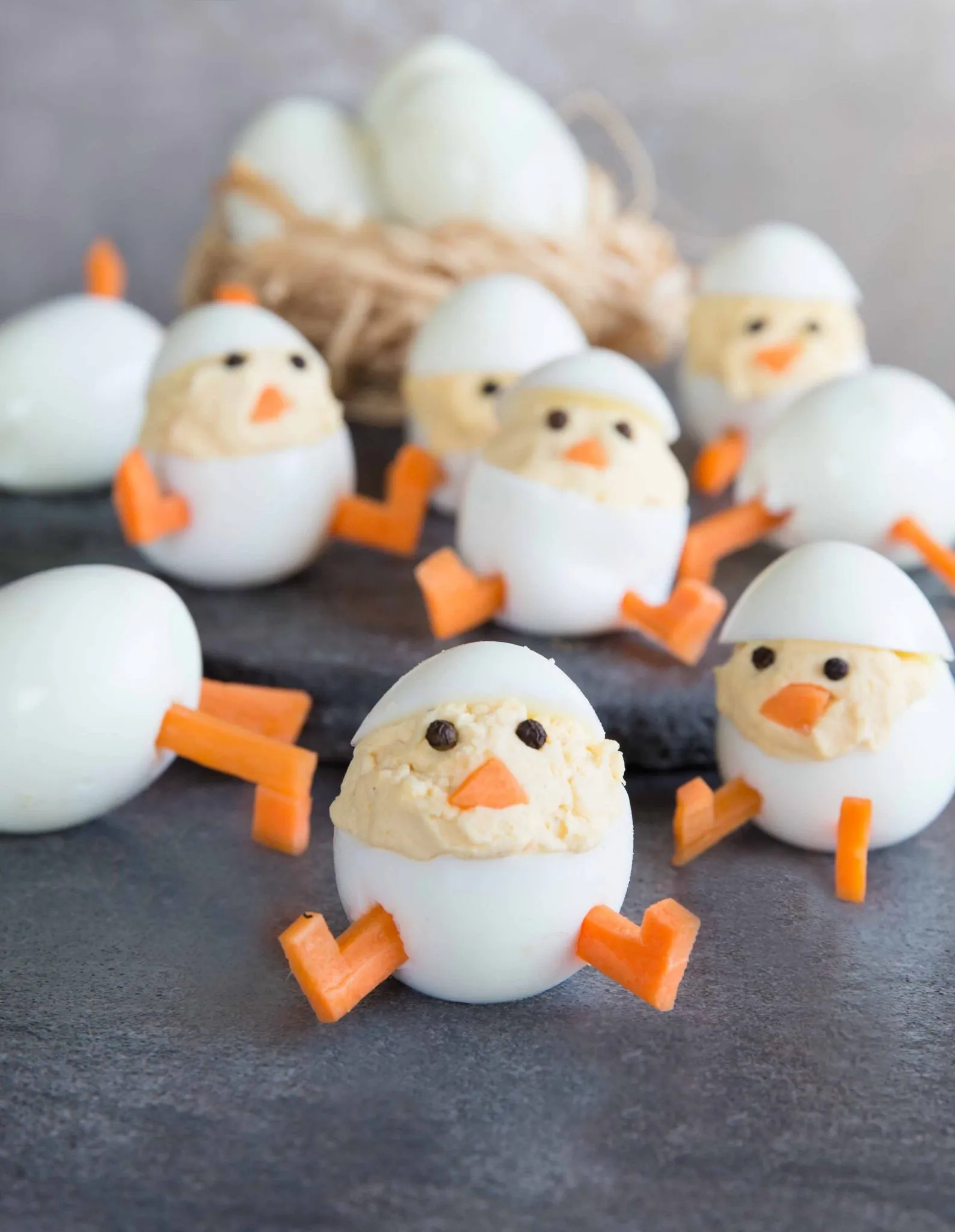 Easter Bunny Deviled Eggs