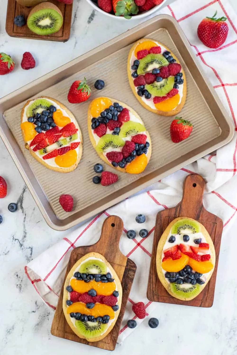 Easter Egg Pizza Cookies