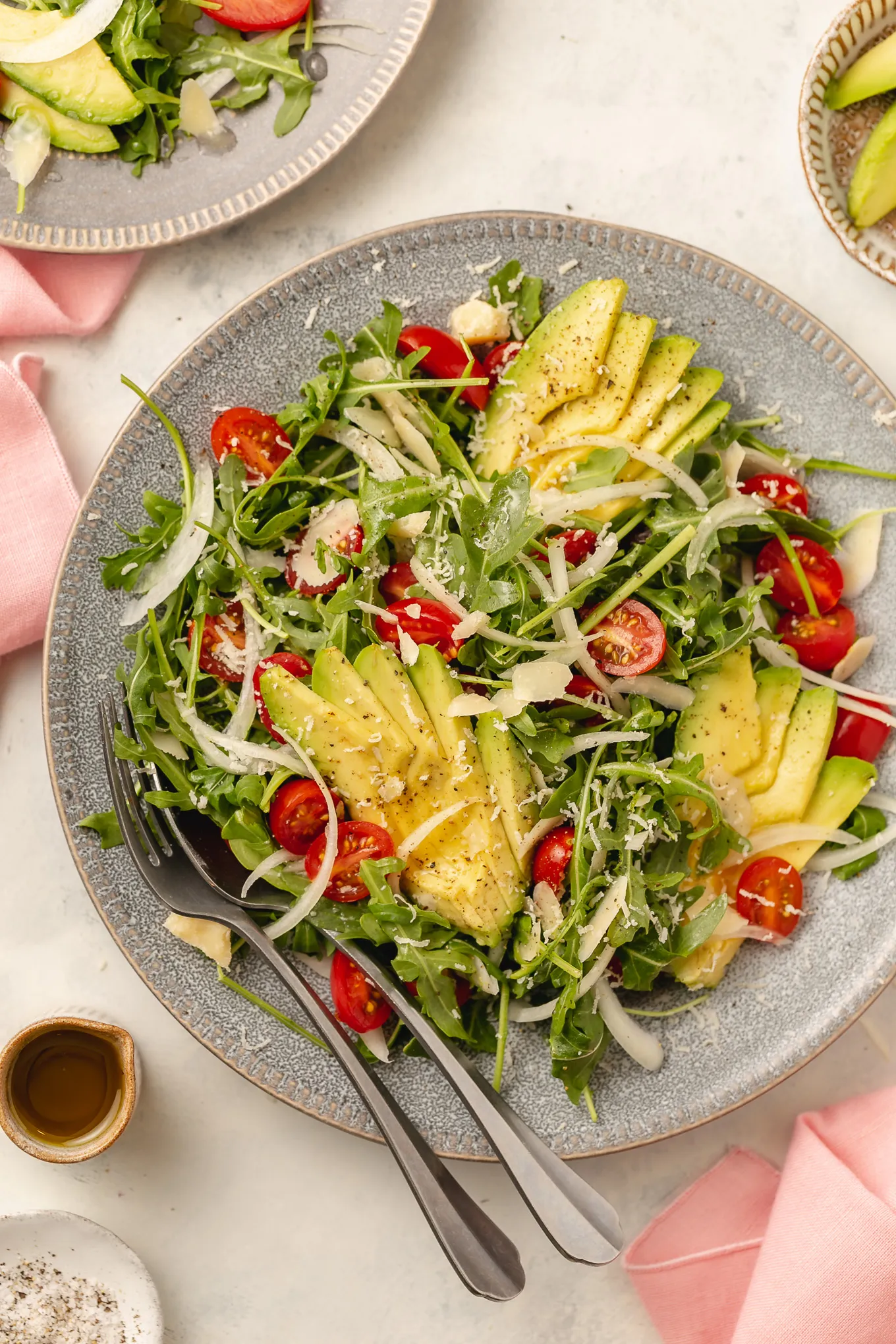 Easy Arugula Avocado Salad