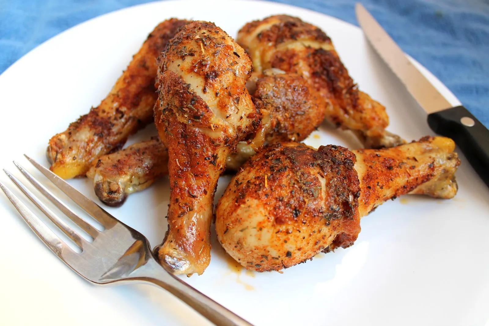 Easy Baked Chicken Legs with Cajun Seasoning