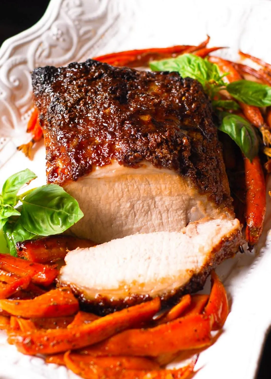 Easy Brown Sugar and Dijon Glazed Pork Loin