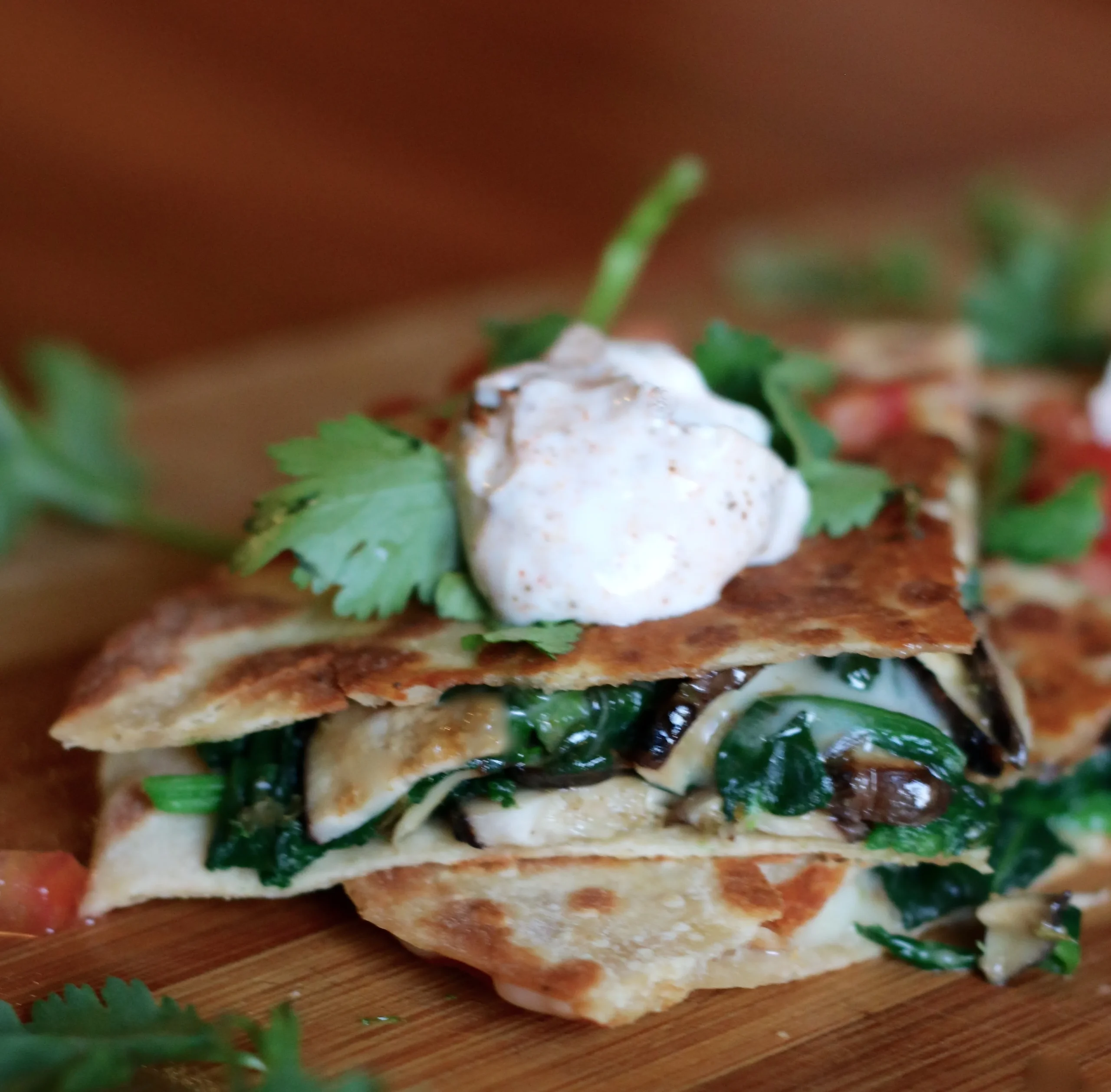 Easy Cheesy Vegan Quesadillas