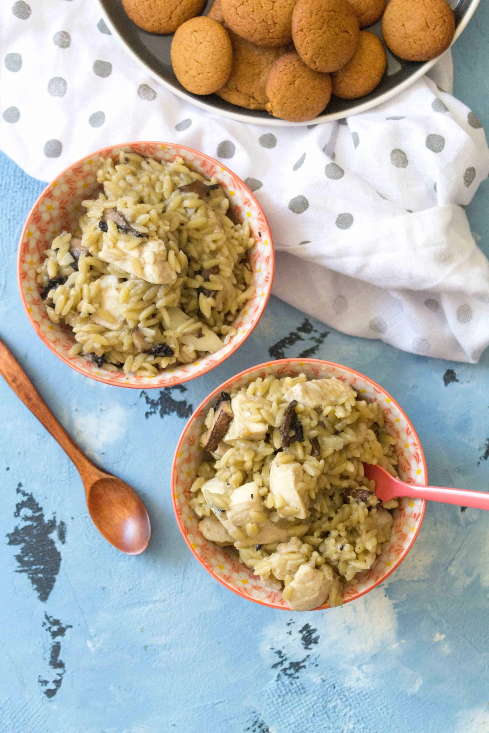 Easy Chicken and Mushroom Orzo